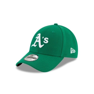 Green Oakland Athletics Hat - New Era MLB The League 9FORTY Adjustable Caps USA8467291